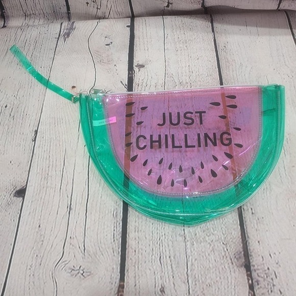 Watermelon Slice plastic Summer Bag - Picture 4 of 12